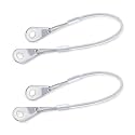 Ganter Normelemente GN 111.2-200-C-TR Stainless Steel Retaining Rope, Pack of 2, Silver, Länge: 200 mm
