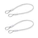 Ganter Normelemente GN 111.2-500-D-TR Stainless Steel Retaining Rope, Pack of 2, Silver, Länge: 500 mm