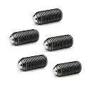 Ganter Normelemente GN 615.3-M5-K 3-M5-K-Spring-loaded Pressure Hexagon Socket, Black, Gewinde d1: M5, Set of 5 Pieces