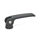 Ganter Normelemente GN 927-101-M10-B-B 927-101-M10-B-B-eccentric tensioner with Internal Thread, Form B: Without Adjusting nut, Grifflänge l1: 101mm Gewinde d2: M10