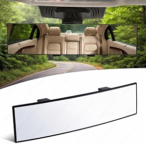 car rear view mirror interior mirror wide angle panorama safety mirror interior mirror large vision mirror 1pc