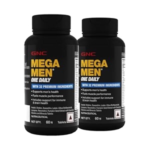 gnc men39s one daily multivitamin  improves muscle performance  enhances immunity  with vitamin a c e and d3-30 tablets pack of 2