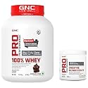 GNC Pro Performance 100% Whey Chocolate Fudge 4lbs + GNC Pro Performance Creatine Monohydrate 250gm Combo