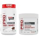 GNC Pro Performance 100% Whey Chocolate Supreme 2lbs + GNC Pro Performance Creatine Monohydrate 100gm Combo