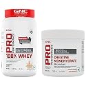 GNC Pro Performance 100% Whey Mawa Kulfi 2lbs + GNC Pro Performance Creatine Monohydrate 100gm Combo