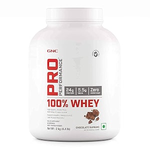 gnc pro performance 100 whey protein - 2 kg chocolate supreme