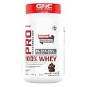 GNC Pro Performance 100% Whey Protein Powder | Boosts Strength &amp; Endurance | Builds Lean Muscles | Fastens Muscle Recovery | Formulated In USA | 24g Protein | 5.5g BCAA (Chocolate Fudge, 2 lbs)