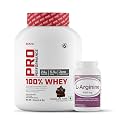 GNC Pro Performance 100% Whey Protein | 4 lbs Chocolate Supreme | Muscle Growth | Muscle Recovery | DigeZyme® For Easy Digestion | Informed Choice Certified | 24g Protein | 5.5g BCAA |