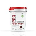 GNC Pro Performance 100% Whey Protein Powder | 8.8 Lbs : 4 KG (1 KG X 4 Pouches) + Bucket | 24g Protein Chocolate Fudge | 5.5g BCAA | Boosts Strength &amp; Endurance | Builds Lean Muscles | Fastens Muscle Recovery | Formulate