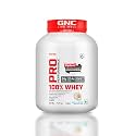 GNC Pro Performance 100% Whey Protein | 4 lbs | Muscle Growth | Muscle Recovery | DigeZyme® For Easy Digestion | Informed Choice Certified | 24g Protein | 5.5g BCAA | Vanilla Cream