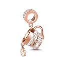 GNOCE Food and Drink Charms for Charm Bracelets and Necklaces