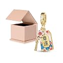 GNOCE Japanese Charm Bead Silver Blend Pendant Dangle Charms fit Bracelet Jewelry Gift for Women