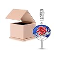 GNOCE Japanese Charm Bead Silver Blend Pendant Dangle Charms fit Bracelet Jewelry Gift for Women