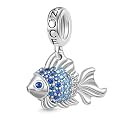 GNOCE Ocean World Sea Life Charms for Bracelets, 925 Sterling Silver Cute Animal Pendant Dangle Charm Bead Fit Bracelets &amp; Necklaces, Hand-Finished Keepsake Jewelry Gift for Women