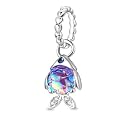 GNOCE Ocean World Sea Life Charms for Bracelets, 925 Sterling Silver Cute Animal Pendant Dangle Charm Bead Fit Bracelets &amp; Necklaces, Hand-Finished Keepsake Jewelry Gift for Women