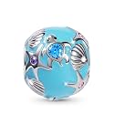 GNOCE Ocean World Sea Life Charms for Bracelets, 925 Sterling Silver Cute Animal Pendant Dangle Charm Bead Fit Bracelets &amp; Necklaces, Hand-Finished Keepsake Jewelry Gift for Women