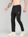 GNOCKFACE Solid Men Black Track Pants