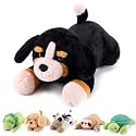 gnomantic Bernese Dog Weighted Stuffed Animals, Plush Pillow for Kids
