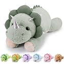 gnomantic Dinosaur Weighted Stuffed Animals, Plush Pillow for Kids