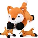 gnomantic Fox Weighted Stuffed Animals, Plush Pillow for Kids