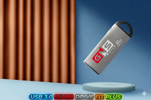 gns world g-54-32 32 gb pen drive compatible with laptop audio player gaming console television desktop computer usb 20 usb 30 metal case