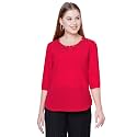 GO-4 IT Women39s Top with Cutwork Embroidery