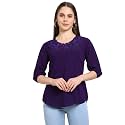 GO-4 IT Women39s Top with Cutwork Embroidery