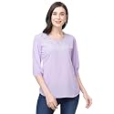 GO-4 IT Women39s Top with Cutwork Embroidery