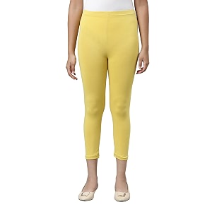 GO COLORS Girls Solid Mid Rise Slim