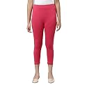 GO COLORS Girls Solid Mid Rise Slim