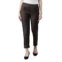 GO COLORS Modal Spandex Metallic Pants Festive Full Length for Women| Lightweight, Mid Rise, Side Pockets