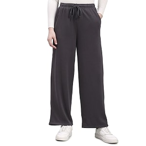GO COLORS Polycotton Fleece Wide Pants for