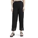 GO COLORS Rayon Blend Ethnic Pant Organza