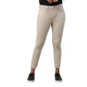 go colors soft cotton blend printed jeggings ankle length for women breathable mid rise