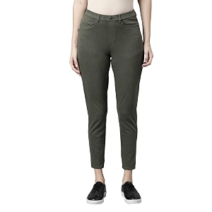 go colors soft cotton blend printed jeggings ankle length for women breathable mid rise
