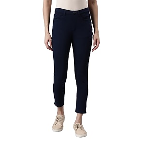 go colors soft cotton blend printed jeggings ankle length for women breathable mid rise