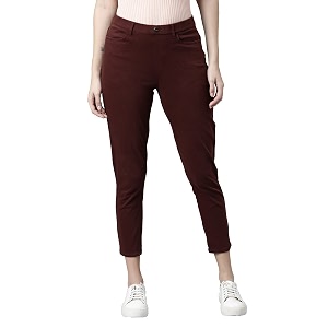 go colors soft cotton blend printed jeggings ankle length for women breathable mid rise