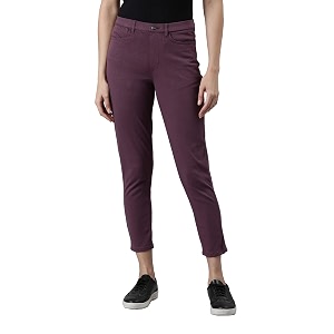 go colors soft cotton blend printed jeggings ankle length for women breathable mid rise
