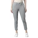 GO COLORS Soft Cotton Blend Printed Jeggings Ankle Length for Women| Breathable, Mid Rise