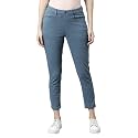 GO COLORS Soft Cotton Blend Printed Jeggings Ankle Length for Women| Breathable, Mid Rise