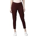 GO COLORS Soft Cotton Blend Printed Jeggings Ankle Length for Women| Breathable, Mid Rise