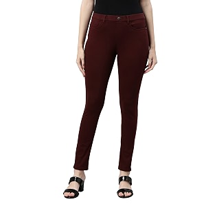 go colors soft cotton blend super stretch jeggings full length for women breathable mid rise