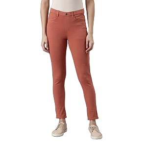 go colors soft cotton blend super stretch jeggings full length for women breathable mid rise