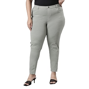 go colors soft cotton blend super stretch jeggings full length for women breathable mid rise