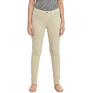 go colors soft cotton blend super stretch jeggings full length for women breathable mid rise