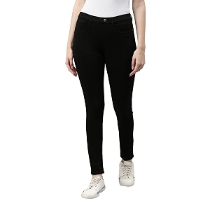 go colors soft cotton blend super stretch jeggings full length for women breathable mid rise