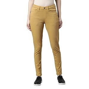 go colors soft cotton blend super stretch jeggings full length for women breathable mid rise