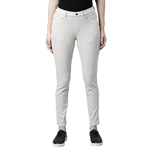 go colors soft cotton blend super stretch jeggings full length for women breathable mid rise