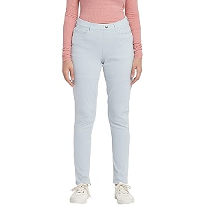 go colors soft cotton blend super stretch jeggings full length for women breathable mid rise