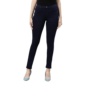 go colors soft cotton blend super stretch jeggings full length for women breathable mid rise
